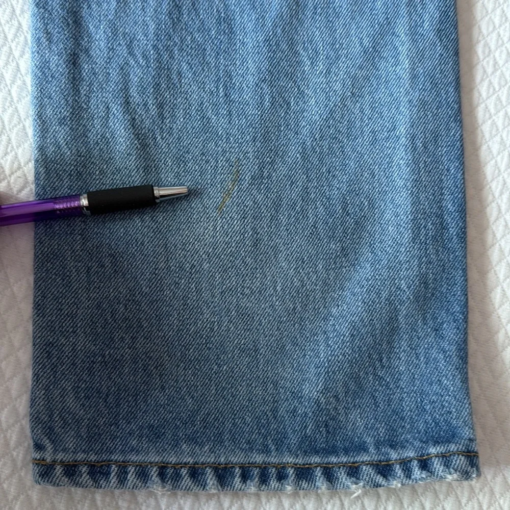 Point Sur‎ for J.Crew Slouchy Boyfriend Light Wash Distressed Jean Size 24